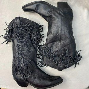 COPY - Vintage Dingo Black Cowboy Boots Size 6M